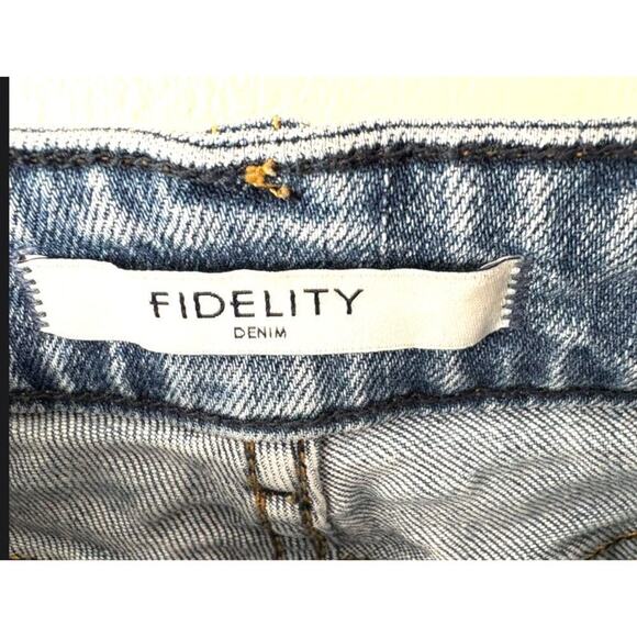 Fidelity Penny Lane Twiggy Jeans Size 29 P3100 Distressed Boyfriend Fit - Picture 3 of 8